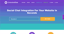Desktop Screenshot of embedded-chat.com